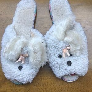 Vintage Fluffy Puppy Slippers